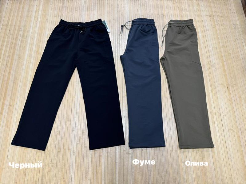 Штаны спорт Navas (M-4XL) NV2149 d.grey (деми)