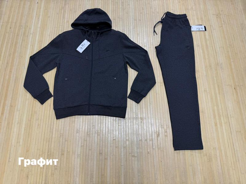 Костюм спорт Navas (M-3XL) NV2224 d.grey (деми)