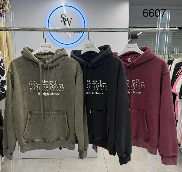 Худи Saint Wish (M-XL) 6607 mix (зима)