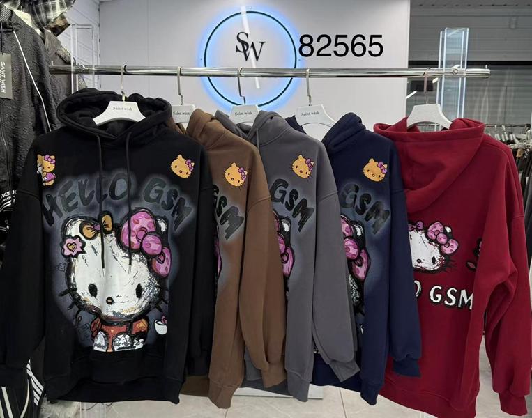 Худи Saint Wish (M-XL) 82565 mix (зима)