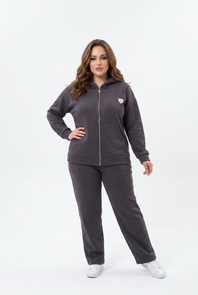 Костюм спорт Sport style (44-52) 06 d.grey (деми)