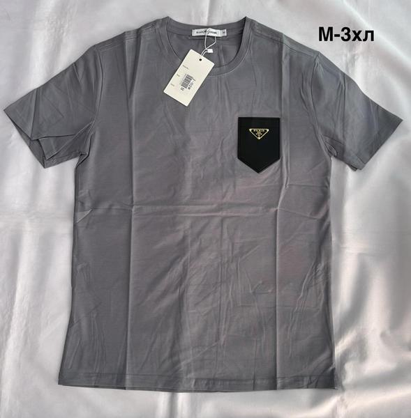 Футболка Minh (M-3XL) MH991 grey (лето)