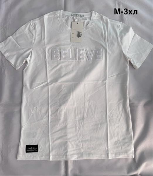 Футболка Minh (M-3XL) MH994 white (лето)