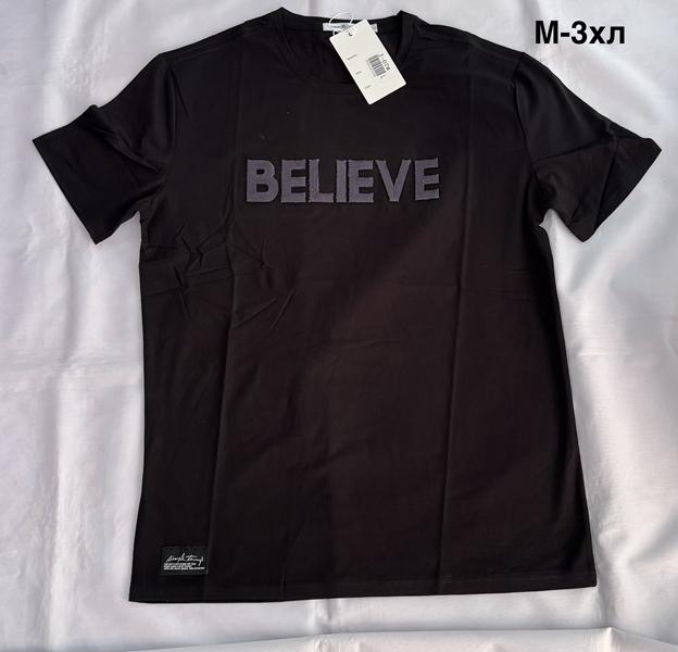 Футболка Minh (M-3XL) MH995 black (лето)