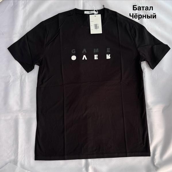 Футболка Minh (4XL-6XL) MH997 black (лето)