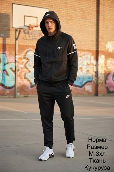 Костюм спорт Hai (M-3XL) H1596 black (деми)