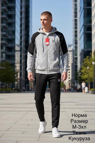 Костюм спорт Hai (M-3XL) H1593 l.grey (деми)