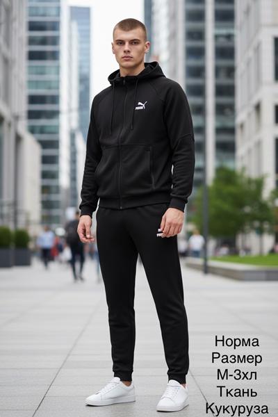 Костюм спорт Hai (M-3XL) H1594 black (деми)