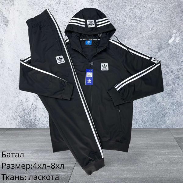 Костюм спорт Hai (4XL-8XL) H1576 black (деми)