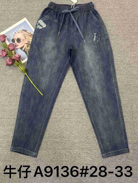 Джинсы Immei (28-33) A9136 blue (деми)