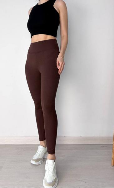 Лосины MSO (XL-4XL) 50225 brown (деми)