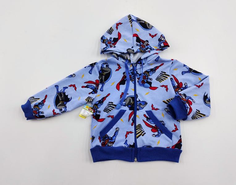 Кофта спорт Kir15 (92-122) 51 l.blue (деми)