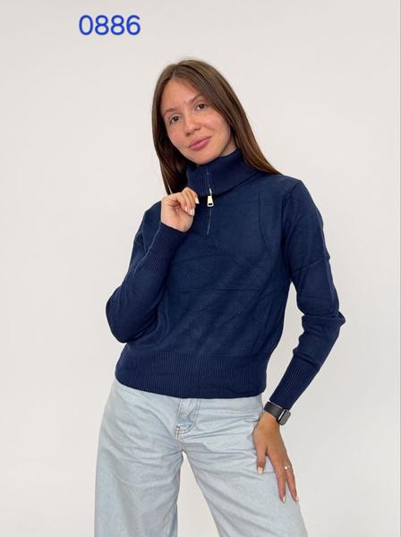 Свитер FSN (44-48) 0886 navy (деми)