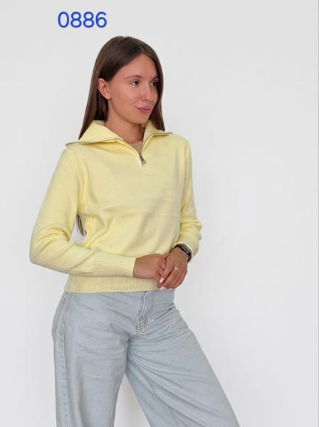 Свитер FSN (44-48) 0886 yellow (деми)