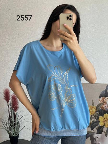 Футболка FSN (50-56) 2557 l.blue (лето)