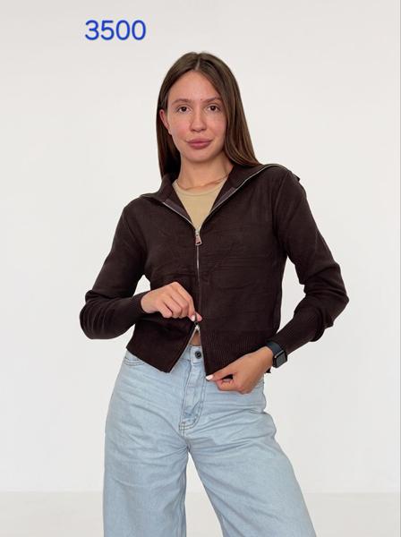 Кофта FSN (44-48) 3500 brown (деми)