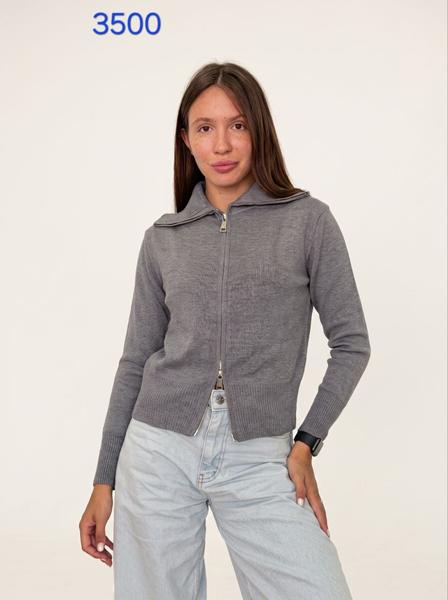 Кофта FSN (44-48) 3500 grey (деми)