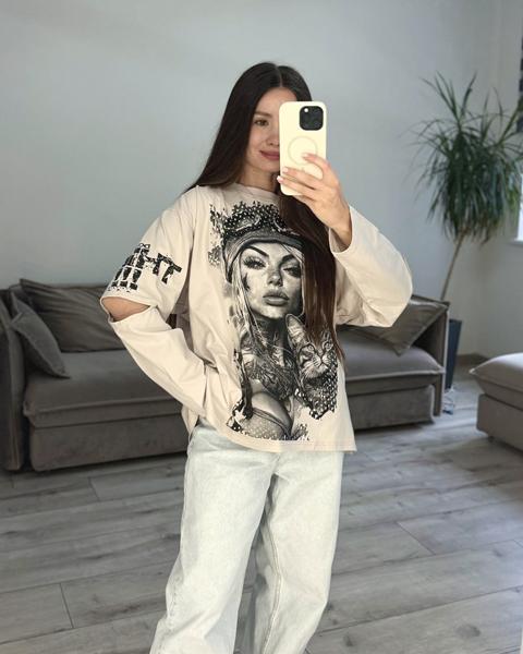 Свитер S.Style (42-48) 38 beige (деми)