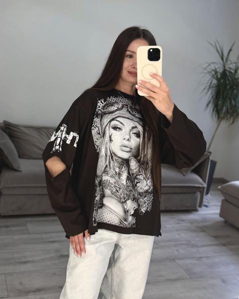 Свитер S.Style (42-48) 38 brown (деми)