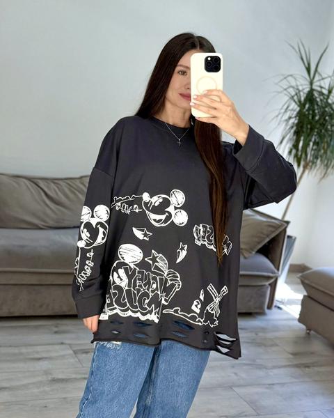 Свитер S.Style (42-48) 92-3 d.grey (деми)