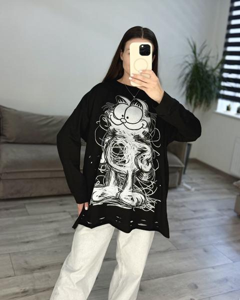 Свитер S.Style (42-48) 92-4 black (деми)