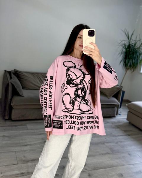 Свитер S.Style (42-48) 93 pink (деми)