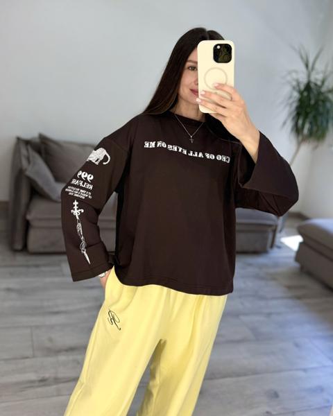 Свитер S.Style (42-48) 94 d.brown (деми)
