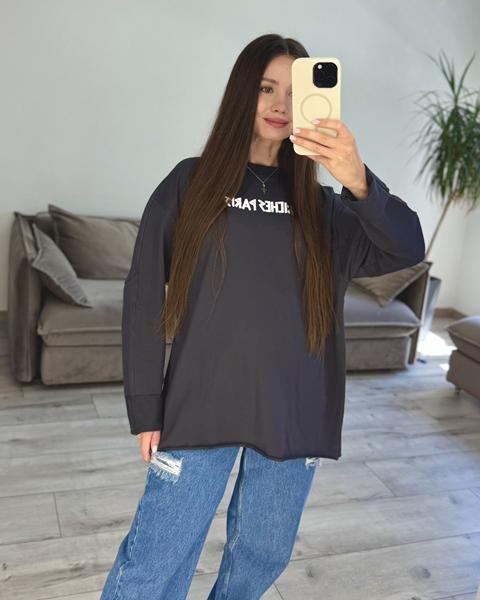 Свитер S.Style (42-48) 96 d.grey (деми)