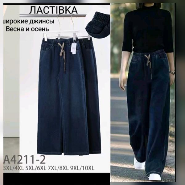 Джинсы Hoan (3XL-10XL) A4211-2 mix (деми)