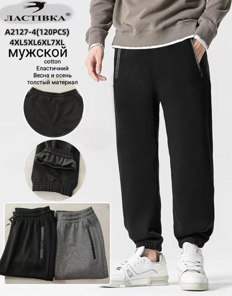 Штаны спорт Giang (4XL-7XL) 2127-4 mix (деми)