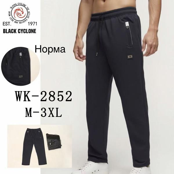 Штаны спорт Giang (M-3XL) 2852 black (деми)