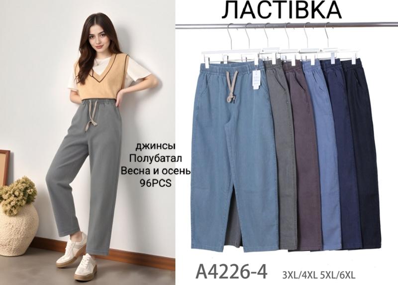 Штаны Giang (3XL-6XL) A4226-4 mix (деми)