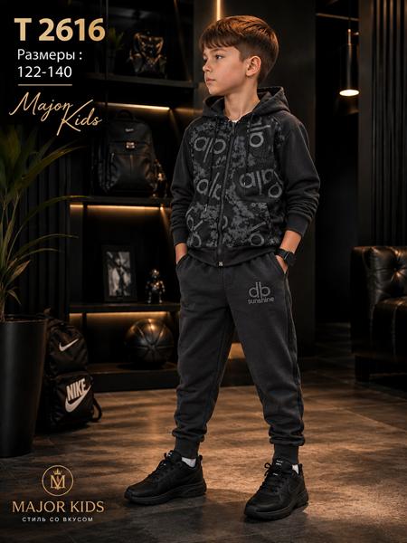 Костюм спорт Major kids (122-140) T2616 black (деми)