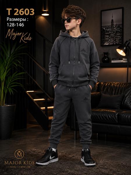 Костюм спорт Major kids (128-146) T2603 grey (деми)