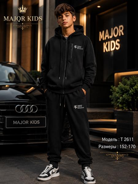 Костюм спорт Major kids (152-170) T2611 black (деми)