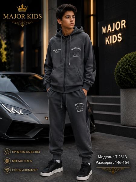 Костюм спорт Major kids (146-164) T2613 grey (деми)