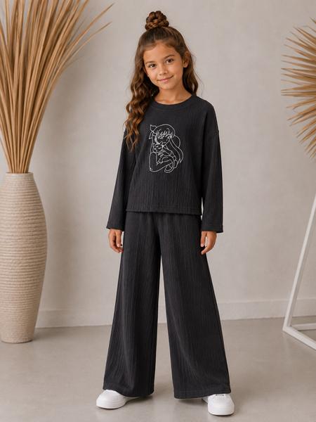 Костюм спорт Marimaks (122-146) 937 black (деми)
