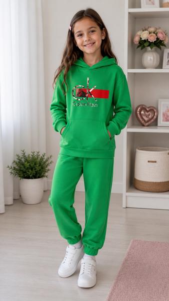 Костюм спорт Marimaks (122-140) 953 green (деми)