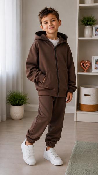 Костюм спорт Marimaks (128-146) 1012 brown (деми)