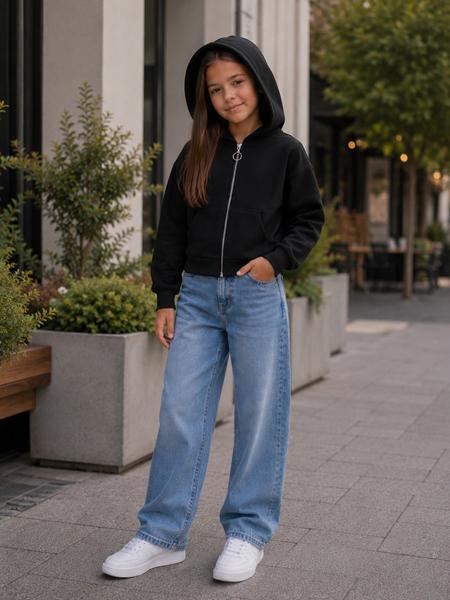Кофта спорт Marimaks (122-146) 777 black (деми)