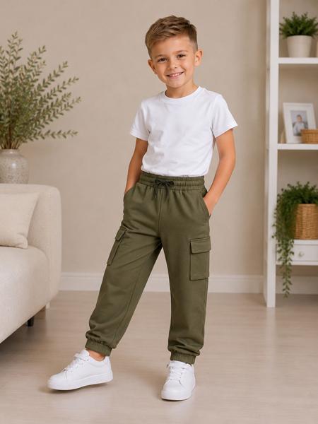 Штаны спорт Marimaks (122-140) 1070 khaki (деми)
