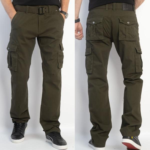 Штаны Maxim Jeans (30-38) 1672-4 khaki (деми)