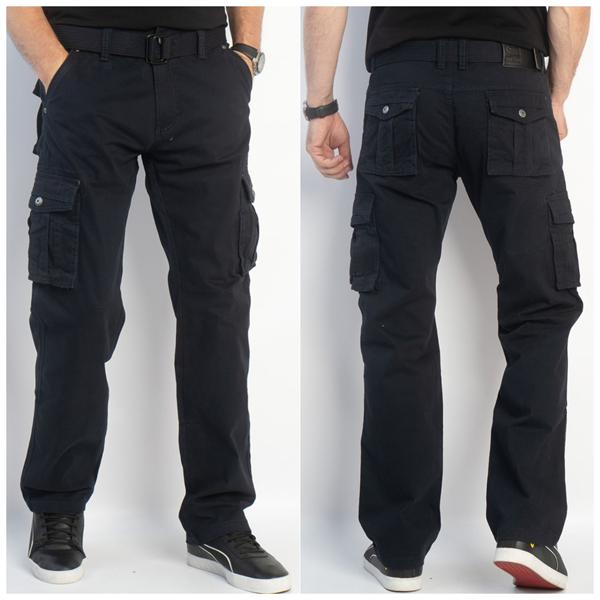 Штаны Maxim Jeans (30-38) 1672-8 navy (деми)