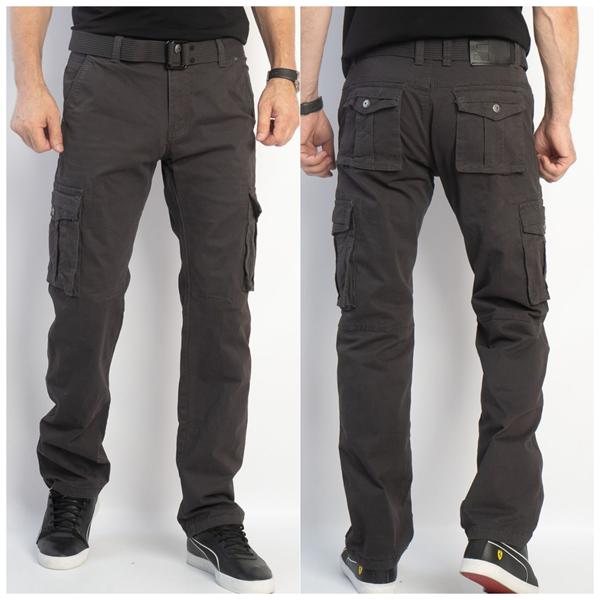 Штаны Maxim Jeans (30-38) 1672-7 d.grey (деми)