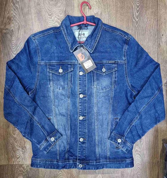 Куртка Maxim Jeans (2XL-7XL) 3599 blue (деми)