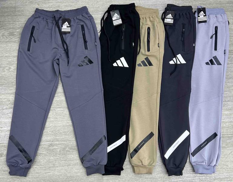 Штаны спорт MirWear (46-54) 299 l.grey-black (деми)