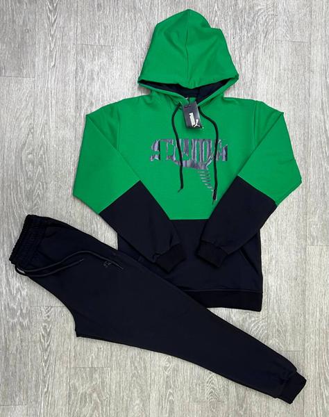 Костюм спорт MirWear (M-3XL) 254 green (деми)