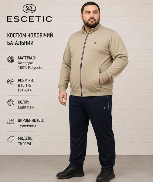Костюм спорт AZT (54-62) AZ1028-1-5 beige (деми)