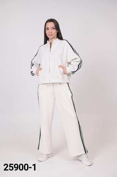 Костюм спорт MMC clothes (44-48) 25900-1 white (деми)