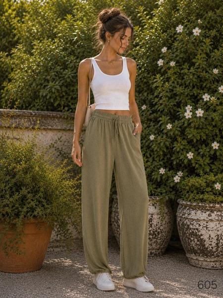 Штаны спорт Loren (42-56) 605 khaki (деми)